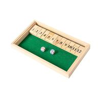 Shut Box Game - Game In Legno Con 12 Numeri | Chiudi Il Gioco Di Matematica Della Scatola Per Bambini E Adulti | Gioco Interattivo Da Tavolo Frenetico Per L'apprendimento, La Strategia E L'intra