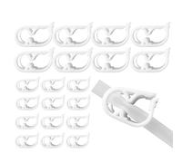 Shut Off Pinch Clamp - 20pcs Elastic Adjustable Tube Clip For Hose,Multifunctional Soft Regulator Control Supplies, Valve Closure Home Brewing Beer Or Wine Making