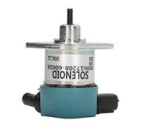 Shut Off Solenoid Valve Fuel Stop Flameout Valve 12V DC for Tractors B2410 B2710 B2910 B7610 B7800 & Engines D905 V1505, Stainless Steel