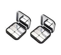 Shut - Scatole portaoggetti per cosmetici, finitura opaca, palette di ombretti vuote, per borsa o custodia da viaggio