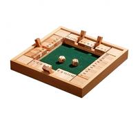Shut The Box 12er Per 1-4 Persone In Legno Di Buche Philos