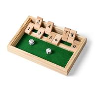 Shut The Box, Dadi Da Gioco Box Gioco, Giochi Matematici, Gioco Da Tavolo In Legno Per 2 Giocatori, Versione Piccola, Gioco Di Numeri Per Apprendimento Matematica E Feste In Famiglia E Bar