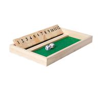Shut The Box Game - 12 Numbers Wooden Dice Game Gioco Da Tavolo con Numeri in