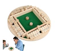 Shut The Box Game da Tavolo Educativo in Legno
