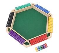 Shut The Box - Gioco di dadi da tavolo per il gioco da tavolo per pub, interattivo, 6 giocatori con 12 dadi per il tempo libero degli adulti