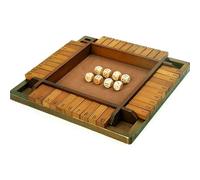 Shut The Box - Gioco Di In Legno Con Numeri A Ribalta 4 Lati | Gioco Da Tavolo Genitori & Bambini Per Bar & Feste | Per Casa, Compleanno, Picnic, Classe, Ģioco Di & Intrattenimento