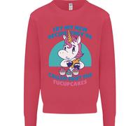 Shut The Fuckupcakes Offensivo Divertente Unicorno Uomo Felpa Maglione