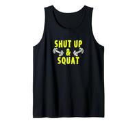 Shut Up And Squat Fun Workout Canotta