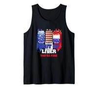 Shut Up Liver You Are Fine Beer Drinking 4th of July Canotta