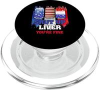Shut Up Liver You Are Fine Beer Drinking 4th Of July PopSockets PopGrip per MagSafe