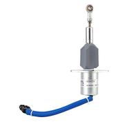 Shutdown Solenoid Valve 24V for 6.3CT 8.3L Engine, Replacement 3930234 Flameout Safety Valve with Stainless Steel and Plastic Housing, Heavy - Duty Engine Accessory