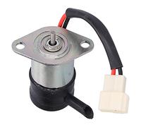 Shutoff Solenoid Valve DC 12V, Metal Engine Stop Valve for and Generators, Quick Shutdown Solenoid with Steel Housing, Compact Design for Easy Installation