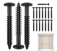 Shutter Fasteners - 3 Inch Window Panel Nails and Screws | Window Screen Plunger Pins | Dressing Hardware for Catch Lock Bumper End Work Door Wardrobe Edge Home Users Business Users