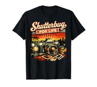 Shutterbug for Life - Maglietta Vintage per Adulti Maglietta