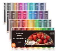 Shuttle Art 136 Matite Colorate Professionali, Colori a Matita Mine Morbido Con Grafico Nomi Colori, per Artisti Bambini Adulti, Pastelli Colorati per Colorare, Disegnare, Materiale Scolastico