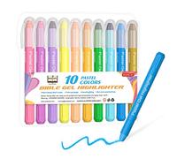 Shuttle Art Evidenziatori per Bibbia 10 Pack, 10 Colori Pastelli Kit Evidenziatore Colori Assortiti per studiare, Perfetto per Evidenziare Segnare e Scrivere