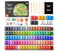 Shuttle Art Polymer Clay Set da 117 impasti da forno, pasta da modellare, set di argilla con 112 impasti da forno (10 g) (10 g) e 5 accessori per argilla polimerica, impasto per modellare, pasta da