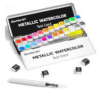 Shuttle Art - Set di 24 colori metallizzati per acquerello