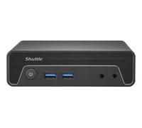 Barebone Shuttle Nano PC NE10N con dimensioni 0,6 l Nero N100 Intel SoC (NE10N 65W EXT. - HDMI DISPLAY-PORT TPM GLN) [NE10N]