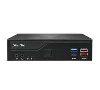 Shuttle Slim PC DH770 , S1700, 2x HDMI, 2x DP , 2x 2,5G LAN, 2x COM, 8x USB, 1x 2,5 , 2x M.2, funzionamento 24/7, attacchi VESA - Nouvo