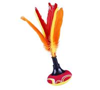 Shuttlecock - Traversaggio a mano, giochi di sport per giochi | Giocattolo degli amici della famiglia degli adulti, Jianzi Jianzi Jianzi Foot Fitness Game con piume color