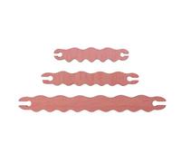 Shuttles Weaving Sticks, Pine Wood Wavy Design Multifunctional Hand Shuttle Sticks for Blankets Hats Scarves Crochet Knitting