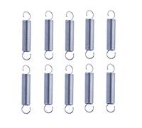 Shuxiang-Molla a trazione 10 pezzi, diametro del filo 0.5mm, diametro esterno 3mm, lunghezza 15-60mm, estensione in acciaio inox con doppio gancio di espansione tensione della molla ( Size : 25mm )