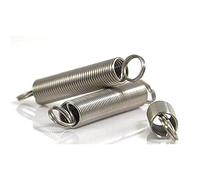 Shuxiang-Molla a trazione 2 pezzi, diametro del filo 1,5 mm, diametro esterno 10 mm 12mm 15mm, lunghezza 30-100mm 304 in acciaio inox piccola tensione di espansione in acciaio inox doppio gancio molla