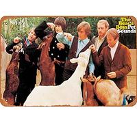 shvieiart Poster in metallo College Beach Boys Pet Sounds copertina album latta targa metallo 20,3 x 30,5 cm