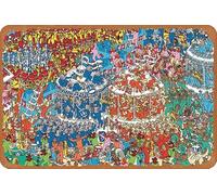 Shvieiart - Targa in metallo con scritta in lingua inglese "Where's Waldo Battle of the Bands", decorazione da parete per casa, strada, cancello, bar, club, ristoranti, caffetterie, negozi, pub, idea