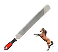 Shwdsy Robusto Raspa per Legno, taspa di sella in Acciaio al Carbonio, Raspe per Legno a Doppia Faccia, con Impugnatura per la Cura Degli Zoccoli di Cavalli, Pecore e Bovini