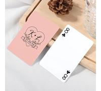 SHWorkshop Carte da gioco a tema matrimonio - Idee libro degli ospiti, carte da gioco personalizzate con foto, logo e immagini, regali personalizzati per vacanze, matrimoni e feste