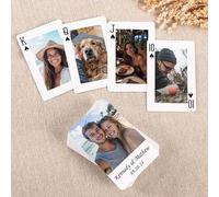 SHWorkshop Carte da gioco personalizzate - 52 carte da gioco con foto, idee libro degli ospiti, fai il tuo regalo personalizzato per matrimonio