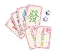 SHWorkshop Paris Pink Theme Mahjong Cards, 160 pezzi American Mahjong Set
