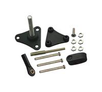 ShwyBDrbw 2 set di trombe di controllo regolabili con angolo del timone con asta a sfera compatibile con il modello in schiuma di aerei RC(2 sets M4x40)