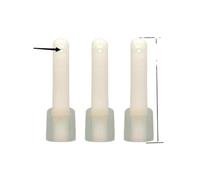 ShwyBDrbw Clevis 20 Pezzi compatibili con Gli Aerei RC Accessori Modello in Schiuma Colore Bianco Grigio(20 PCS 1.2x29 White)