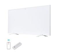 SHX Pannello riscaldante a infrarossi con WiFi 1000 W SHXA1000 1000 Watt, 11-20 m², montaggio a parete, telecomando, bianco