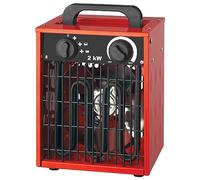SHX Termoventilatore industriale 2000W SHX308HEAT2022-2000 Watt, elemento riscaldante in acciaio inox, 3 modalità di funzionamento, resistente agli spruzzi, regolabile, termostato, protezione da