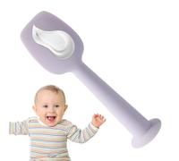 Shxupjn Spatola per culo per bambini, spatola per crema per bambini con base a ventosa, applicatore in silicone morbido per eruzione cutanea e cura dei glutei, strumento adatto per pulire il bagno