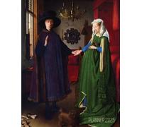 Shy Panda Press Arnolfini Portrait Art Planner 2025: Jan van Eyck Or (Tascabile)