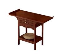 SHYJSGHZ Tavolo Altare in bambù, Preghiera Meditazione Tavolo con Contenitore, Altare Buddista for Tempio, per Soggiorni, Santuari, Templi(Reddish Brown,31.5 * 13 * 39.4in)