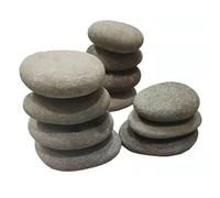 Shyllin 10 Pezzi Dipingere Ciottoli, Dipinte Pittura Pietre, 5-8 CM, Pietres da Dipingere, Piatte Sassi da Dipinte, Pietre Disegno, Naturali Ciottoli Spiaggia, Disegno Rocce Decorative per Giardino