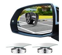 Shyllin 2 Pezzi di Specchietto Grandangolare per Specchietto Retrovisore Auto, Specchietto Universale per Eliminare gli Angoli Morti durante la Guida, Adatto a Tutti i Veicoli, Camion, SUV