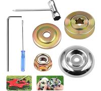 Shyllin 7 PZ Lama Dado Fissaggio,Dado Fissaggio Kit per Lama Decespugliatore,Kit