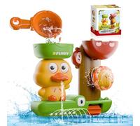 Shyllin Giochi Bagnetto Neonato - Set Papera, Leone, Barca Coccodrillo con Ventose - Regali per Ragazzi e Ragazze