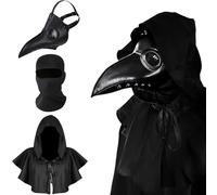 Shyllin Maschera da Medico della Peste, Maschera della Peste Steampunk, Perfetta per Halloween, giochi di ruolo e balli in maschera