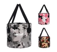 Shyllin Secchio Acqua Pieghevole 20L,Ciotola Pieghevole da Esterno,Secchio da Pesca Pieghevole Portatile Multifunzion ale,PVC Ispessito,per Viaggi,Escursioni,Pesca,Nautica,Giardinaggio (Grigio)