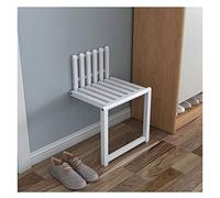 SHYM Sedia Pieghevole a Parete Sgabello per Cambiare Le Scarpe Invisibile Realizzato in Legno Massello può Essere Utilizzato per Cambiare Le Scarpe può Risparmiare Spazio Il Peso Massimo è di 150 kg