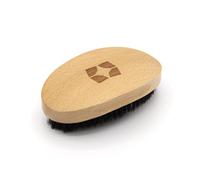 ShyneDurags Wave Brush - Spazzola professionale per capelli ricci per onde 360 più veloci - Spazzola per styling in legno di faggio con setole morbide rinforzate (Setole morbide)