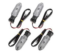SHYYBD Indicatori di Direzione Indicatore di Direzione per Motocicletta per H&Onda CB500X CB500F CBR 600RR 650F CB650F CRF250L CRF300L NC 700 Blinker Flasher Frecce Moto(Chiaro,4 Pezzi)